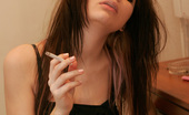 Kaira 18 Smoking 299925 18yo Emo Teen Shows Sexy Smoking Action Up Close
