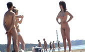 Voyeur Bank 301100 Lovely Doll With Nice-Sized Boobs Naked On A Beach
