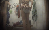 Voyeur Bank 301107 Cute Girl In Bright Dress Strips In Spycammed Room
