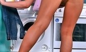 Nylon TV 301874 Oversexed Beauty Stripping To Pantyhose
