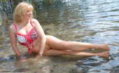 Pantyhose Angel 303504 Outdoor Swimming In Pantyhose
