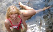 Pantyhose Angel 303504 Outdoor Swimming In Pantyhose

