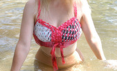 Pantyhose Angel 303504 Outdoor Swimming In Pantyhose

