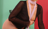 Pantyhose Angel 303515 Joanne As Sexy Secretary In Suntan Pantyhose And Boots
