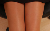 Pantyhose Angel 303515 Joanne As Sexy Secretary In Suntan Pantyhose And Boots
