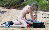 Girls Out West Celine & Johnno Beach 303841 18 Year Old Celine'S Having An All Out Fuck Fest With Her Tradie Boyfriend Down At The Nude Beach They Know How To Get Each Other Off, And Celine Is So Multi Orgasmic We Actually Lost Count Of How Many Times She Came!
