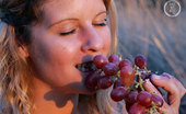 Girls Out West Jazmin Sunset 303884 Yummy Jazmin Basks In The Glowing Light Of The Setting Sun. Sucking On Some Juicy Grapes And Jazmin Is In The Mood For Some Self Loving? Yeah... Getting Down In The Grass, Popping Out Of Her Bra, Her Hands Run Down To Her Furry Pussy For A Bit Of Playtime