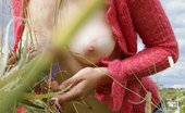 Girls Out West Thistles Lia 303926 In The Wild, Amongst The Thistles, English Rose Lia Is Loving The Lifestyle In Australia. Lia'S Breasts Are Sublime - The Way They Drop And Skip Up At The Tip - Just Like A Ski Jump! Her Skin Is Pale And Pure.