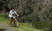 Girls Out West Gem Bike 303948 ON YA BIKE GEM! Riding Her Bike Around Like An Innocent Young Girl, We Suddenly Get A Flash Of Her White Cotton Panties As She Dismounts And Lies Down For A Bit Of Quality Private Time In The Grass.