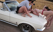 Girls Out West Bree & Taliah BTS 304059 In This BTS Set The Cameras Don'T Stop Rolling, From The Girls Meeting In The Office, To The Drive To The Country With The Windblown Hair, The Upskirt Antics, The Stop At The Lolly Shop, To All The Cool Shots On The Bonnet.