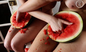 Girls Out West Angie And Frances Melons Pt2 304083 Up On The Kitchen Bench And The Girls Break Out The Big Juicy Water Mellons Juices Spirt Everywhere As They Kiss Passionately, Suck On Nice Healthy Breasts, Then They'Re On The Floor Rolling Around Having A Great Time.