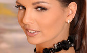 Eve Angel 304569 Horny Brunette Eve Angel Masturbating With Candle &Amp; Cums