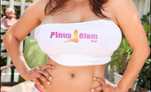 Pinup Files 305691 Monica Mendez Vol04 Set01 Voluptuous Latina Monica Showing Her Huge Breasts
