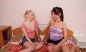 First BGG Elena & Kristina 310063 Horny Teens Taking Part In A Threesome Fucking These Two Hot Teen Cuties Liked Their First Lesbian Experience And Today They Decided To Try Something Hottter. When They Started Stripping Their Hot Bodies Their Boyfriend Joined Them And All Of Them Started
