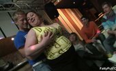 Fatty Pub Horny Guys Get Laid By BBWs They Are Drinking And Dancing At The Great Party And The Fat Sluts Give Up The Pussies
