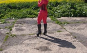 TAC Amateurs Red Catsuit Pt2 313853 I'Ve This Brand New Red Catsuit That I'Ve Been Itching To Wear. Let Me Know What You Think Melody X
