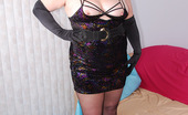 TAC Amateurs Little Black Dress 314063 Mmm, This Little Sparkly Black Dress Is So Tarty Plus The Stretchy Neckline Makes It Easy To Expose My Boobies, Wink. To
