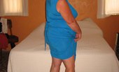 TAC Amateurs Sexy Blue Dress Look At This Hot MILF In Her Sexy Blue Dress And Those Big Titties Bursting Out Of Her Bodice. Doesnt It Make You Want T

