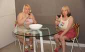 TAC Amateurs Lexi, Trisha & The Glass Table 314111 Speedybe And I Had Just Sat Down After A Busy Photo Shoot And Noticed The Glass Table. We Can Be Such Naughty Girls Some
