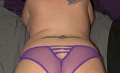 TAC Amateurs Purplr Panties 314147 I Just Got These Pretty Purple Panties In The Mail, And I Really Like How They Look I Think They Show Off My Kitty To It
