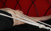 TAC Amateurs Tight Tied 314154 Once Tied Up Tight, I Have A Vibrating Toy Placed Against My Clit.....Mmmmmmmade Me Very Wet.
