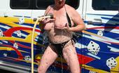 TAC Amateurs Car Wash 314216 I Wash My American Van And I Play With The Hose. Watering Of My Pussy, Ass Hole And My Big Tits, Masturbation....
