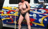 TAC Amateurs Car Wash 314216 I Wash My American Van And I Play With The Hose. Watering Of My Pussy, Ass Hole And My Big Tits, Masturbation....
