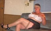 TAC Amateurs Relaxing 314227 Relaxing At My Recreational Trailer, I Just Had To Get Into A Sexy Skirt And Show You My Mature Horny Self...
