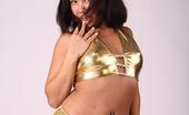 TAC Amateurs Melissa'S Gold Outfit 314296 Melissa Just Bought This New Outfit, A Panty, A Top In Gold Colour And Of Course She Wated To See How It Fits Her. So Th
