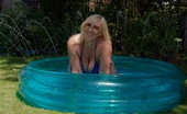 TAC Amateurs Blue Bikini 314637 Larking About In My Pool On The Hottest Day Of The Year. Melody X
