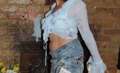 TAC Amateurs White Fishnet Stockings Striptease 314755 Watch Me Tease You In My White Fishnet Stockings And Heels
