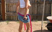 TAC Amateurs Granny Working In The Yard 314768 Working In The Yard Can Be Hot Work - Cooling My Tits Felt Soooo Good - My Daisy Duke Shorts Were So Tight Against My Cr
