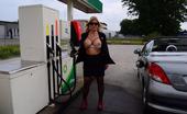 TAC Amateurs Sexy At The Petrol Station 314940 Whenever I'M Travelling, I Do Not Wear Panties. If I Bend At The Petrol Station, Everyone Can See My Pussy.
