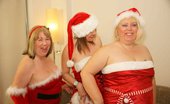 TAC Amateurs 3 Santa Helpers Bare All 315062 I Met Up With Speedybee And Pandora For A Christmas Drink, We Were All Dressed In Our Red Santa Outfits, Stocking And Of

