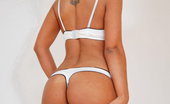 TAC Amateurs Scarlett Hope Pt1 315292 Scarlett Hope, Dressed In White Lingerie Teasing And Stripping Slowly.
