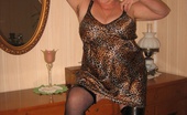 TAC Amateurs Leopard Print 315638 Sexy Girdlegoddess Wearing Her Black Fishnet Stockings And Leopard Print Lingerie. Enjoy Yourself As You Watch Me Play W
