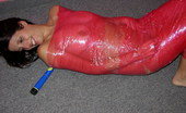 TAC Amateurs Plastic Wrap 316103 Mariah Wraps Me Up In Plastic Wrap Then Drives Me Wild With A Toy Brushing Against My Clit. Watch Me Reach A Shuddering
