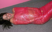 TAC Amateurs Plastic Wrap 316103 Mariah Wraps Me Up In Plastic Wrap Then Drives Me Wild With A Toy Brushing Against My Clit. Watch Me Reach A Shuddering
