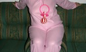 TAC Amateurs Romping In Pink 316226 Dress Up Is One Of My Fave Fantasy Things, And When Somebody Sent Me This Fab Romper Suit, I Just Had To Get It On And P
