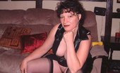 TAC Amateurs PVC Top & Skirt 316482 I Put On A Low Top Short Skirt To Show Off My Hairy Pussy Pits, If A Bust Hairy Mature Housewife Is Your Thing You'Ll
