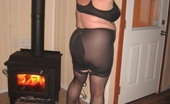 TAC Amateurs Green Teddy 316524 Girdlegoddess In Her Green Teddy Black Girdle And Stockings. One Hot Goddess By The Fire.Im Sure To Make You Hot Too Bab
