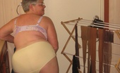 TAC Amateurs Washer Woman 316568 Girdlegoddess Is Washing Her Delicate Stockings, Bras And Panties By Hand Using The Scrub Board. I Think I Better Wash
