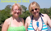 TAC Amateurs Sunbathing On Deck 316616 Hi Guys, A Set From Last Year You Havent Seen, Me Chloe Sunbathing On Deck On The Houseboat We Stayed On In Gloucester,

