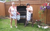 TAC Amateurs Girdle Goddess & Mistress Sue'S BBQ 316745 Girdlegoddess And Mistress Sue, Are Cooking Up Some Naughty Fun.With Our Twin Aprons On, And Very Little Else. We Are En
