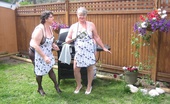 TAC Amateurs Girdle Goddess & Mistress Sue'S BBQ 316745 Girdlegoddess And Mistress Sue, Are Cooking Up Some Naughty Fun.With Our Twin Aprons On, And Very Little Else. We Are En
