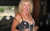 TAC Amateurs Black Shiny Dress White Feathers 316878 
