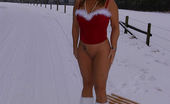 TAC Amateurs Nude In The Snow 317198 Not Far Away From Me, There Are Some Mountains. In Winter-Times There Is Often Snow. I Have To Drive About One Hour To G
