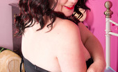 TAC Amateurs Black Stockings & Suspenders 317284 Hi Guys, How Do You Think I Look In My Black Wig With A Touch Of Red, Laying On My Bed In My Silver Black Basque With B
