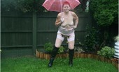 TAC Amateurs Raining 317402 Yes It'S Still Raining In My Garden, But I Have My Tits Out.
