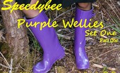 TAC Amateurs Purple Wellies 317404 Hi Guys, One Of My Members Said He Would Like To See Me In A Pair Of Wellies, And Furthermore He Wanted To See Me Playin
